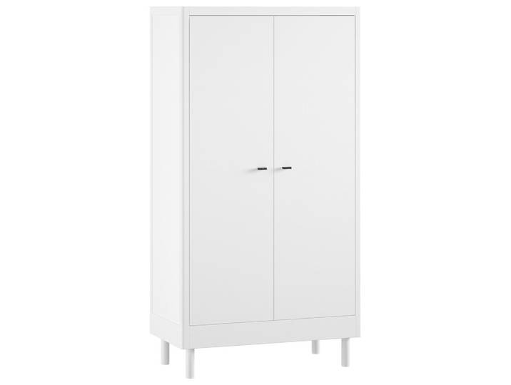 Drehtürenschrank FORREST Weiß ca.100x190x55cm Echtholz Buche