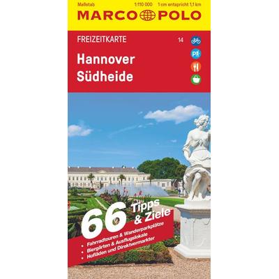 MARCO POLO Freizeitkarte 14 Hannover, Südheide 1:110.000, Sonstige von Marco Polo Verlag, MairDuMont, 978-3-8297-4381-5