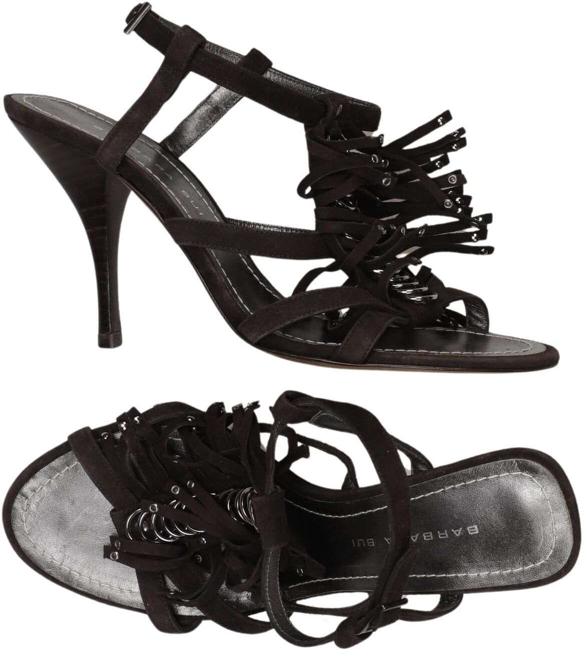 Barbara BUI Damen Sandalen, Braun, Gr. EU 39.5, kein / Etikett - Second Hand