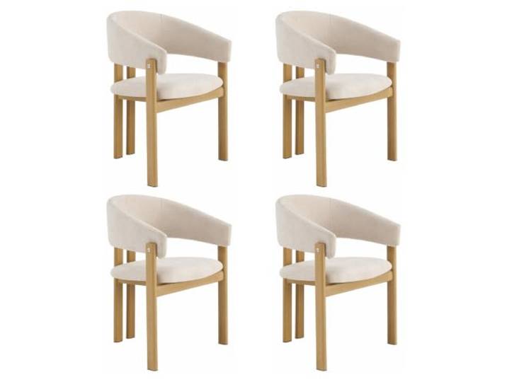 I0I&I0I Esszimmerstühle 2er Set Metall Holzoptik Leinenbezug Bequem Atmungsaktiv Für Esszimmer Wohnzimmer Cafés Moderner Stil (Wood + Linen-1)