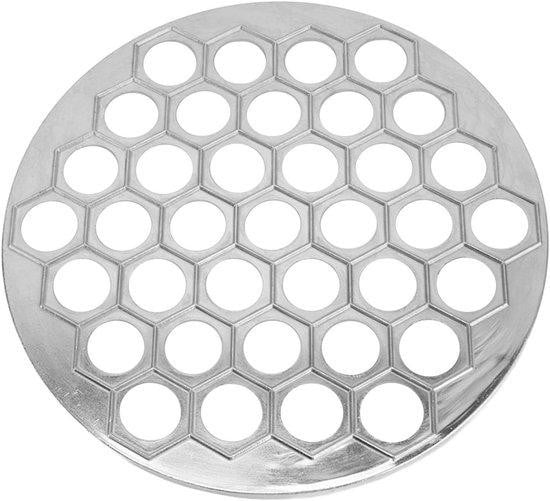 Pelmeni Maker Dumpling Maker met 37 gaten - Zilver
