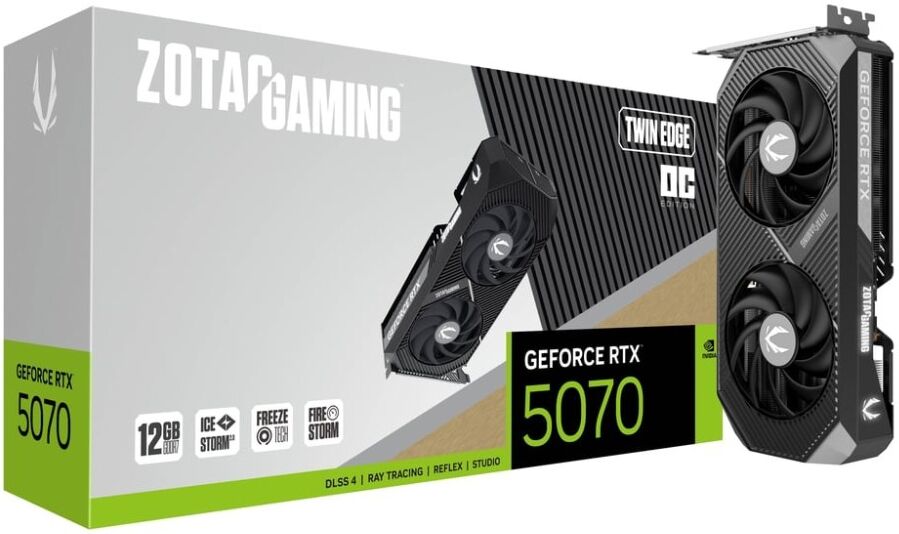 ZOTAC GAMING Geforce RTX 5070 Twin Edge SFF 12GB OC Graphics Card
