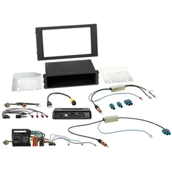  2-DIN Kit mit Fach Seat Ibiza/Leon i-dapter/Anntenne 