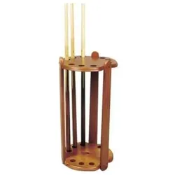 Buffalo Queue-Rack für neun Queues rund aus Ahorn