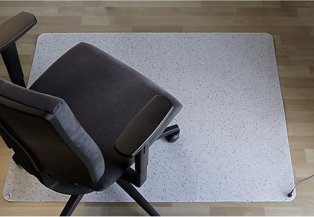 kaiserkraft ESD-Bodenschutzmatte YOGA FLAT, für harte Böden und Niederflorteppich, BxT 1200 x 1100 mm