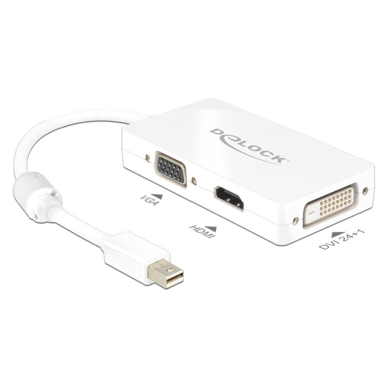Delock Mini Displayport 1.1 zu (DVI, HDMI, VGA) (62630)