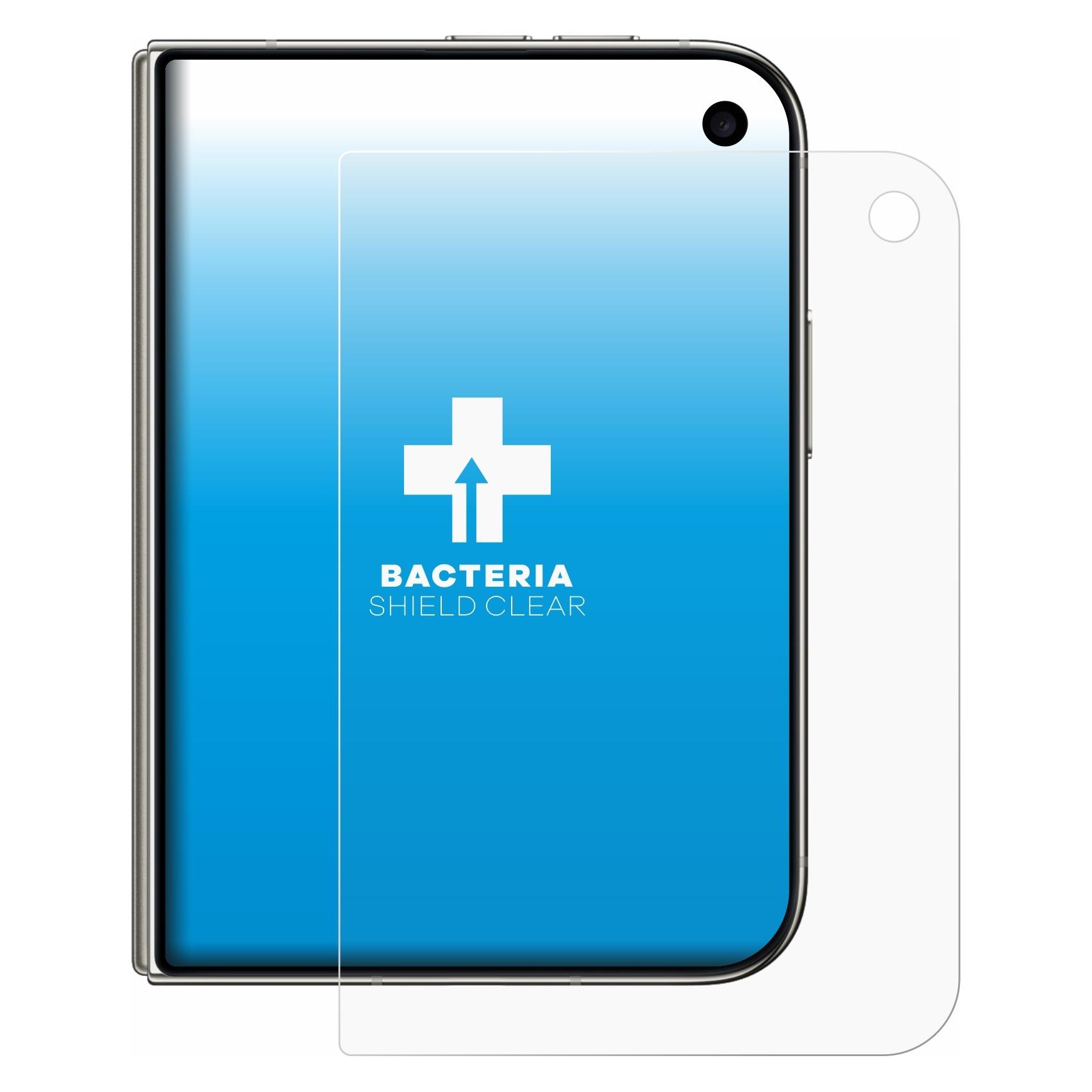 upscreen Schutzfolie für Apple iPhone Duo Displayschutz Displayschutzfolie Folie Klar antibakteriell (1 Stk., Apple iPhone Duo) (2064932)