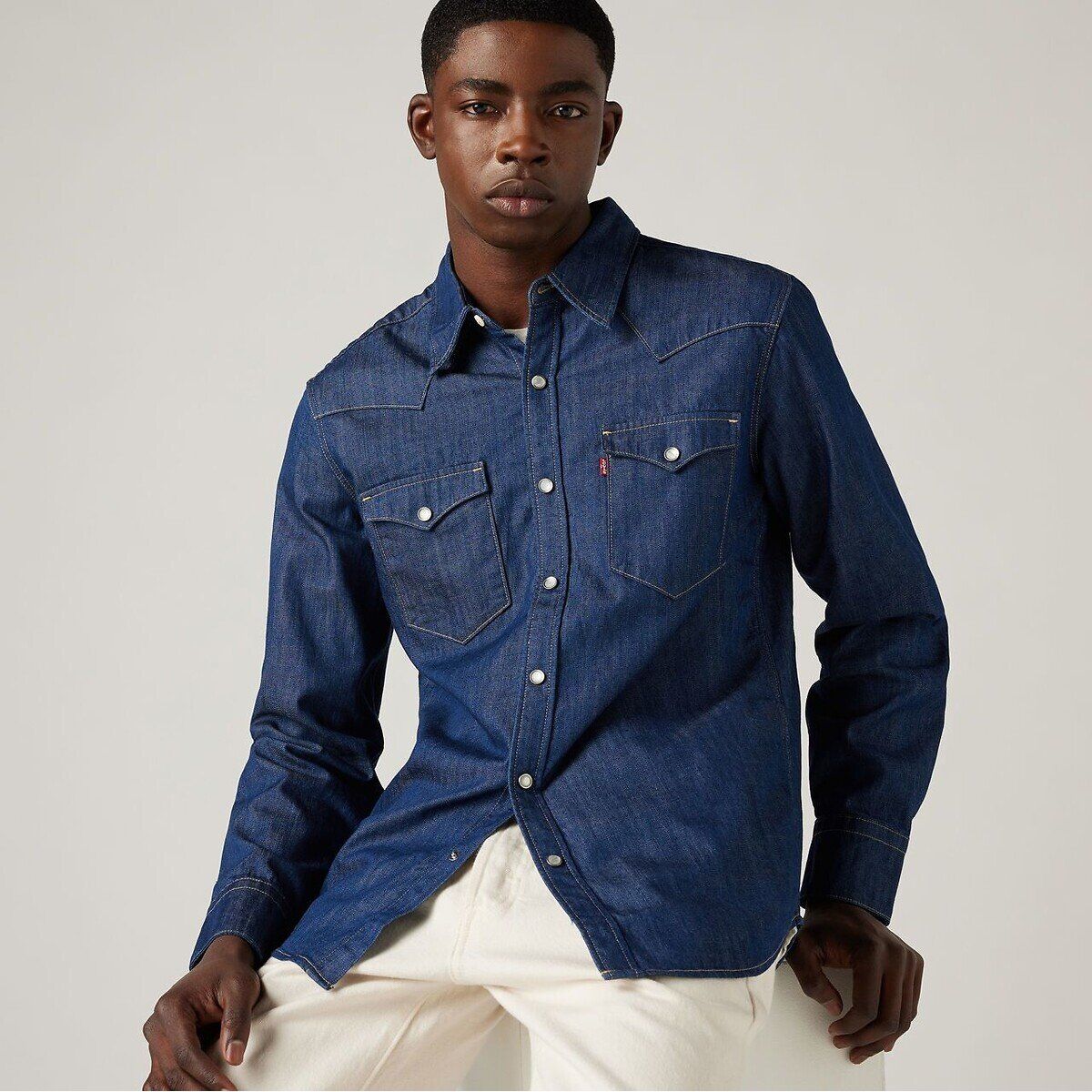 LEVI'S Chemise en jean Barstow Western