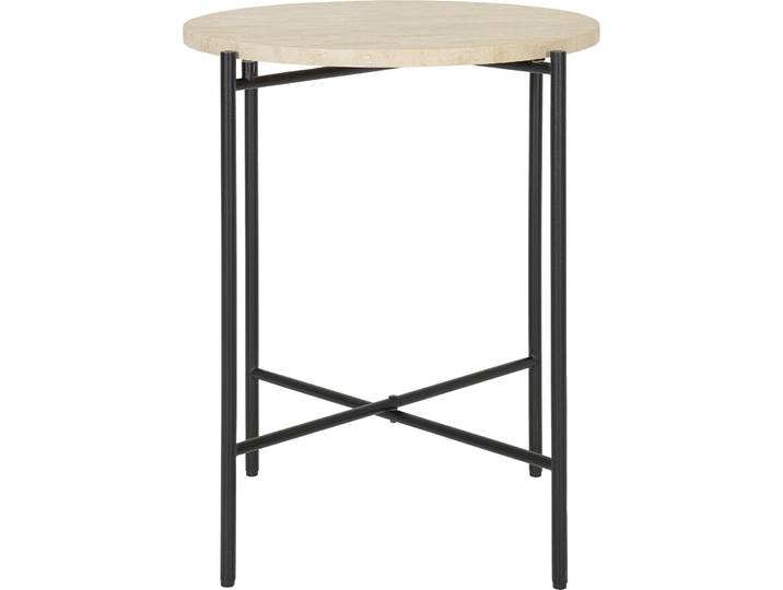 Beistelltisch - Farbe: beige - Material: Stein - 261
