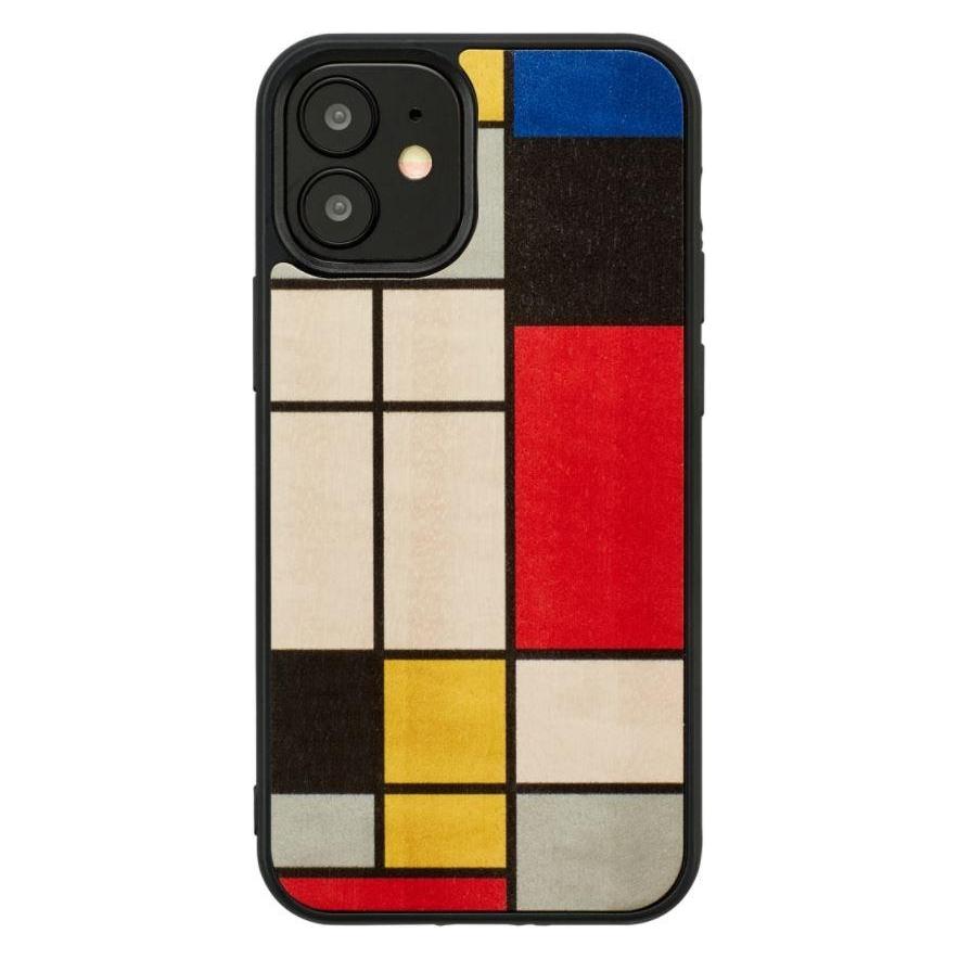 Man&Wood case for iPhone 12 mini mondrian wood black (Apple iPhone 12 mini) (1000001437m)
