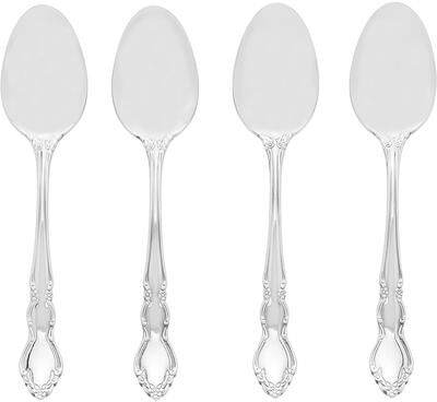 Oneida Dover Fine Flatware Teaspoons, Set Of 4