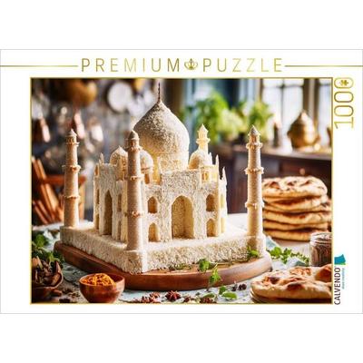 CALVENDO Puzzle Taj Mahal in Agra, Indien | 1000 Teile Lege-Größe 64x48cm Foto-Puzzle für glückliche Stunden