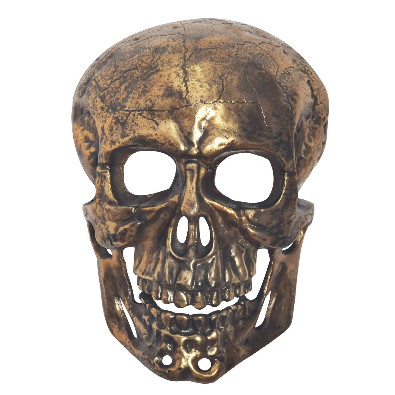 WOHNLING WL7.202 Deko Totenkopf Gold