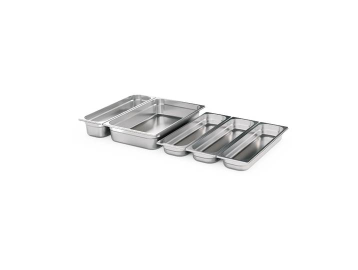 Höfats Boîtes de rangement FIRE KITCHEN Acier inoxydable, 5 pièces