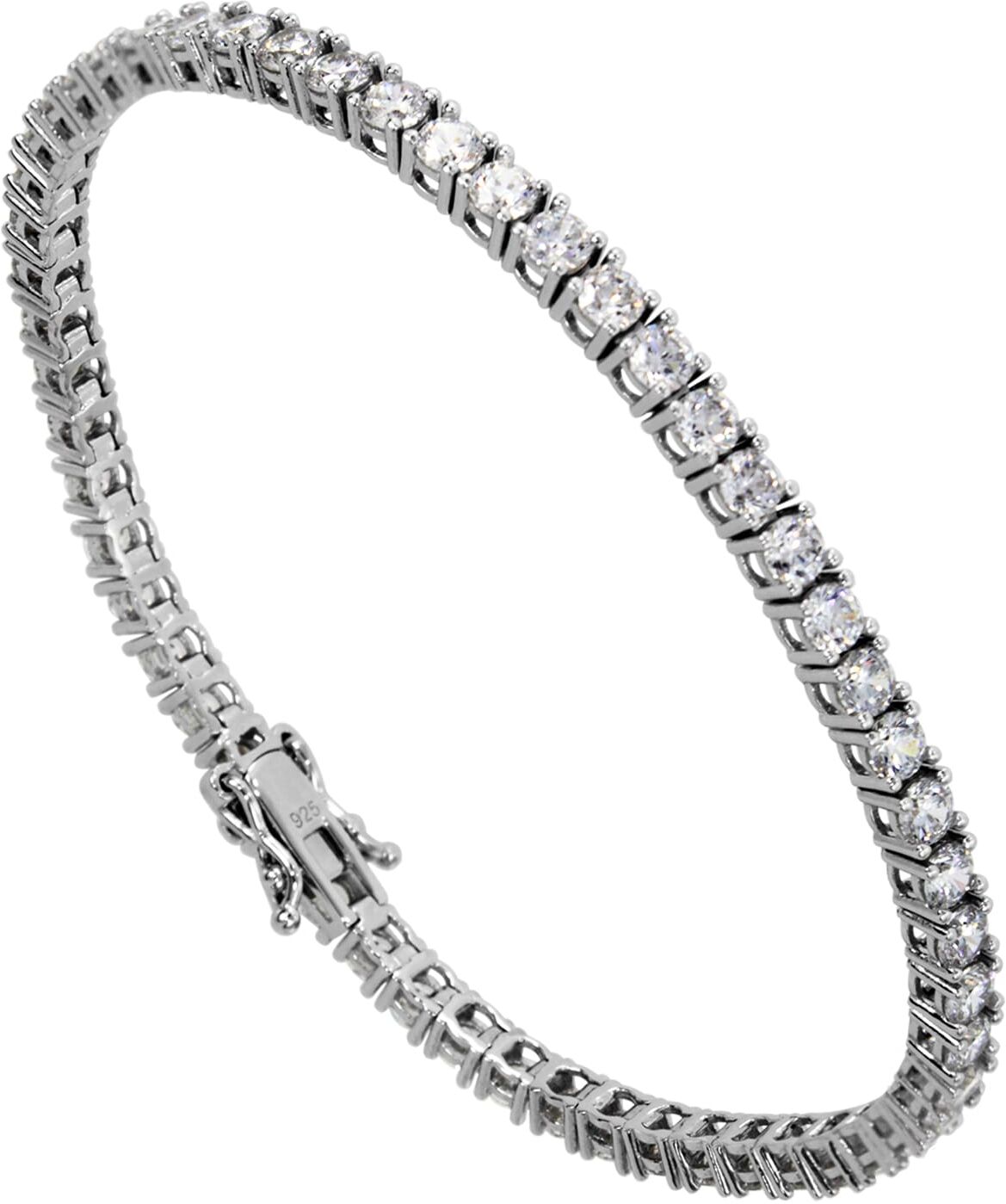 Armband OSTSEE-SCHMUCK "Ostsee-Schmuck Armband Simone Armband Simone" Gr. 18, silber (weiß, neutral), Armbänder, Damen, 18cm, Silber 925 (Sterlingsilber), Armband