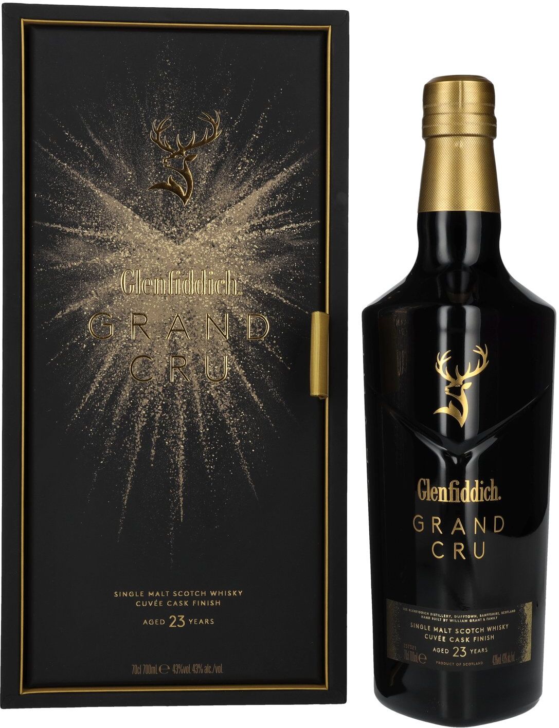 Glenfiddich 23 Years Old GRAND CRU Single Malt Scotch Whisky 43% Vol. 0,7l in Geschenkbox