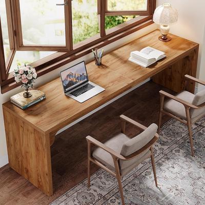YUZHOU 79-Inch Two Person Desk, Extra Long Computer Workstation