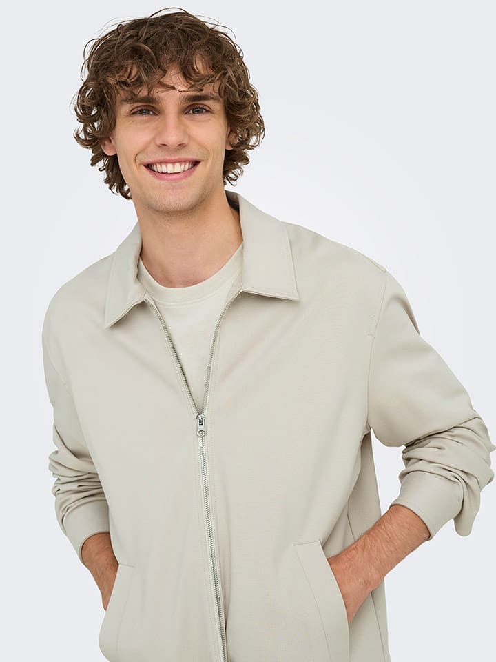 ONLY & SONS Blouson "Jakes" in Beige - XL