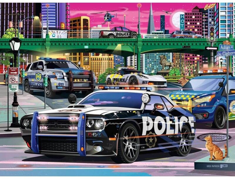 Ravensburger Puzzle 150 pièces XXL - Patrouille de police