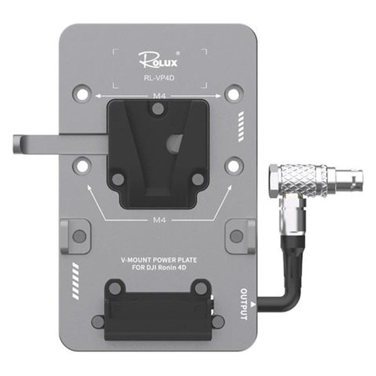Rolux V-Mount Akkuhalter RL-VFU3 für DJI Ronin 4D (340051)