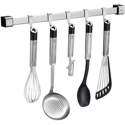 Kochbesteck-Set GEFU "SMARTLINE", silber, Edelstahl, Kunststoff, Kochbesteck-Sets, passend zur Gefu Serie Primeline