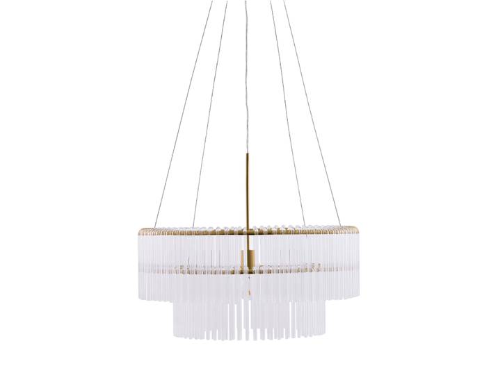 Design Pendellampe „Hook“ Ø 60 cm Gold, Transparent Globen Lighting