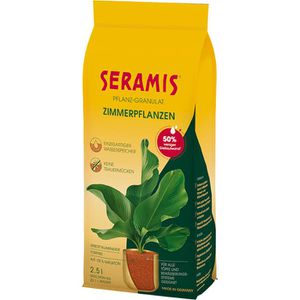 Seramis Pflanzsubstrat Pflanz-Granulat für Zimmerpflanzen, 2,5 Liter