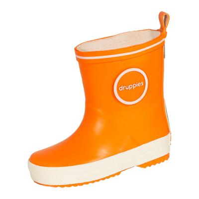 Gummistiefel DRUPPIES "Stiefel", Mädchen, Gr. 25, orange, Obermaterial: 100% Naturkautschuk NaRubber., Schuhe Gummistiefel