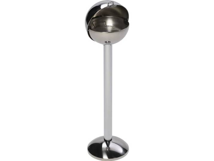 VAR Kugel-Standascher aus Edelstahl Zur Sandbefüllung, Höhe 970 mm, Ø 260 mm