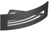 Emco System 2 Eckwandkorb 354513321 Eckmaß 185mm, mit verdeckter Befestigung, schwarz