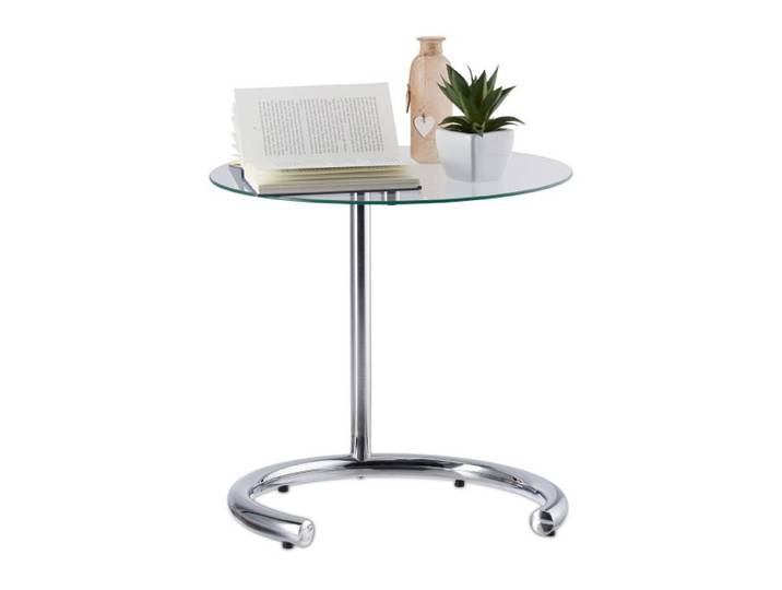 Relaxdays Bijzettafel hoogte verstelbaar