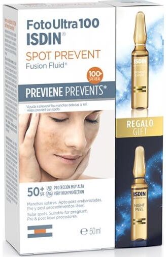 ISDIN Pack Foto Ultra 100 Spot Prevent + Ampollas Antimanchas