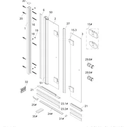 HSK Ersatzteile Montagezubehör, E85200-3 E85200-3