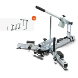 BTR Reifenmontiergerät EVO3® Beides (Straßen / Rennstrecken & MX / Enduro-Kit) Ohne Rollerreifen-Wechselkit Standardfüße Ohne Montagearm-Erweiterung Ohne Abdrückschaufel-Schutz