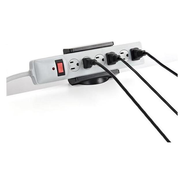 StarTech PWRSTRPCLMP Steckdosenleiste (fur Tischhalterung, klemmbar, verstellbar, Tischkl (PWRSTRPCLMP)
