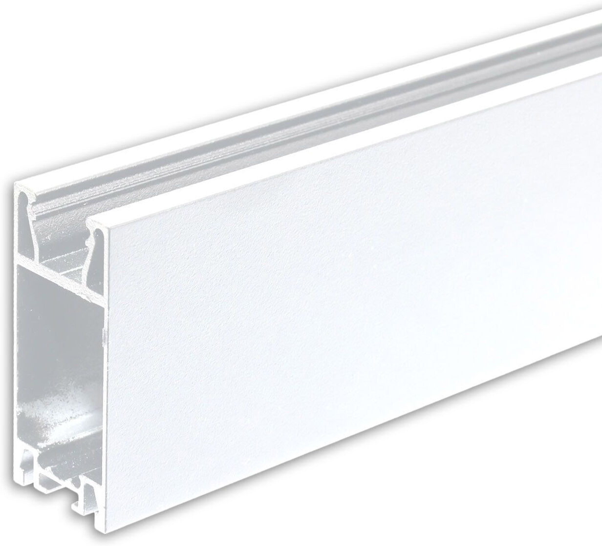 Isoled Gardinenprofil Curtain10 One High, Weiß Ral 9010, 200cm