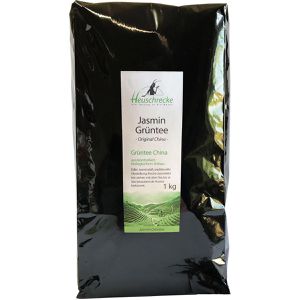 Heuschrecke Tee Jasmin, BIO, Grüner Tee aus China, loser Tee, 1 kg