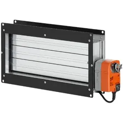 Helios Jalousie-Verschlussklappe AIR1-JVK XC 700 ? 440x150 mm Kanalmaß ? Dichthe...