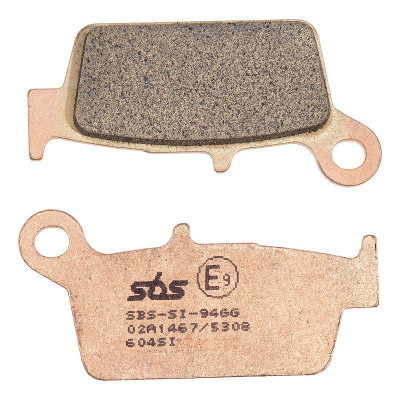 Plaquettes de Frein SBS - métal fritté - 604SI