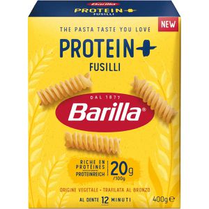 Barilla Nudeln Protein+ Fusilli, Hartweizen mit Erbsenprotein, 400g