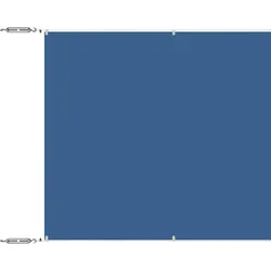 vidaXL Senkrechtmarkise Blau 60x1000 cm Oxford-Gewebe