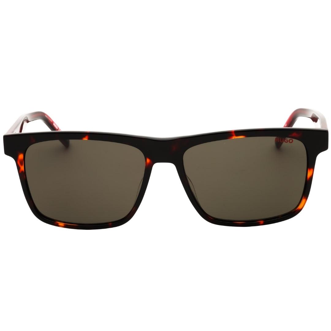 Hugo Havana Zonnebril Met Rood Montuur