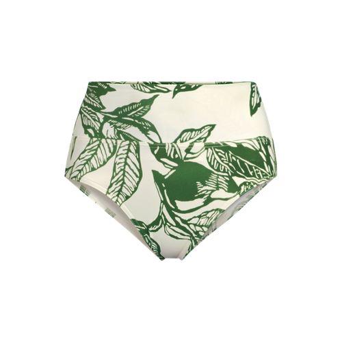 Bikinihose zum Umschlagen, High Waist, für Damen, Damen, size: regular, Weiß, Nylon-Mischung, by Lands' End
