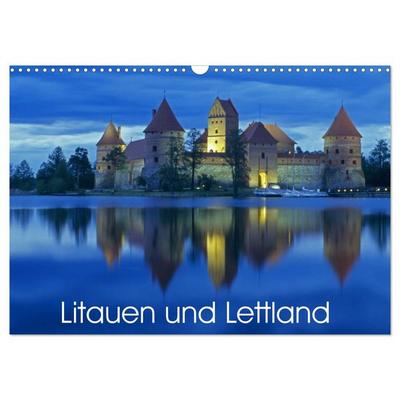 Litauen und Lettland (Wandkalender 2026 DIN A3 quer), CALVENDO Monatskalender