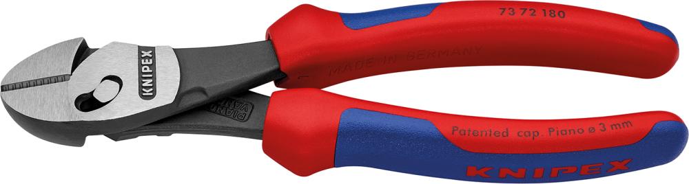 KNIPEX Kraft-Seitenschneider poliert mit 2-Komponenten-Griffen 180mm