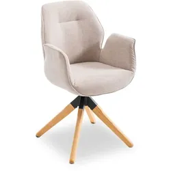 Actona Stuhl Aura Stoff Beige Sand