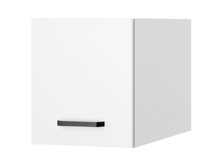 Meuble haut pour armoire haute 30cm Blanc/Blanc