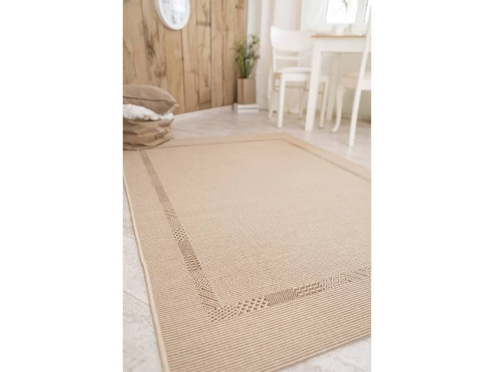 In-/Outdoor Teppich Montana Beige/Beige 160 x 230cm Webstoff