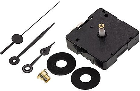 Quarz-Uhrwerk-Set, 4–7 mm, mit Zeiger