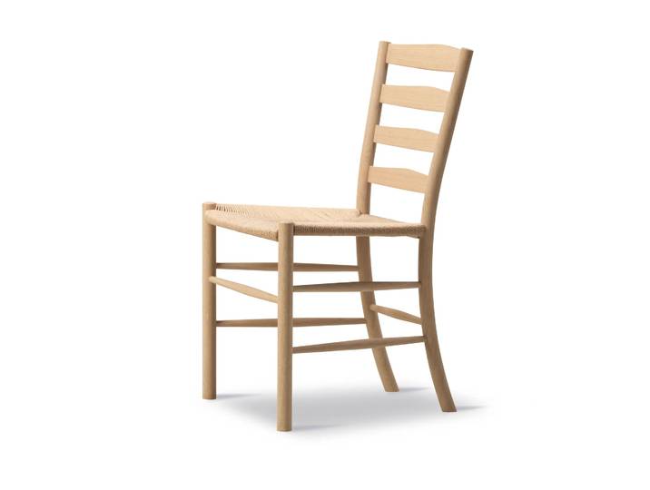 Fredericia Furniture Chaise Klint Tressé naturel-chêne savonné
